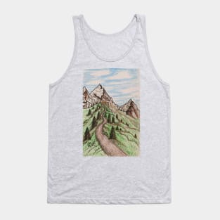 Cabin in the mountains Tank Top